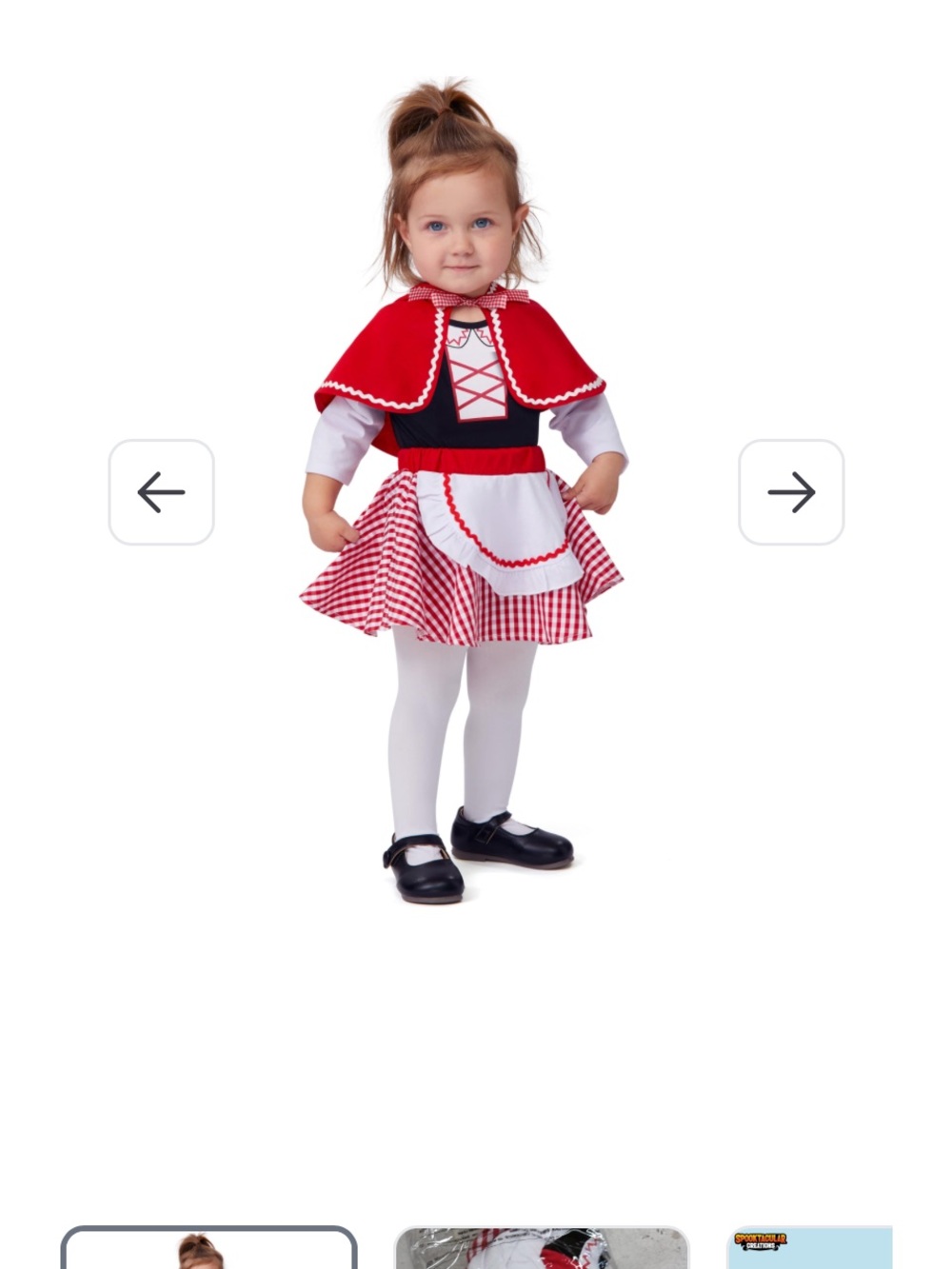 Spooktacular Creations Baby Red Riding Hood Costume